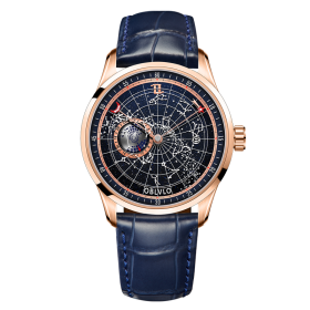 OBLVLO Automatic Mechanical Luminous Earth Star Watch-GC-PLL