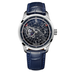OBLVLO Automatic Mechanical Luminous Earth Star Watch-GC-YLL