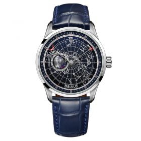 OBLVLO Automatic Mechanical Luminous Earth Star Watch-GC-YLL