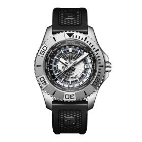 OBLVLO World Time Diving Sports Silver Bezel Automatic Military Dive Men Watches BM-YBB