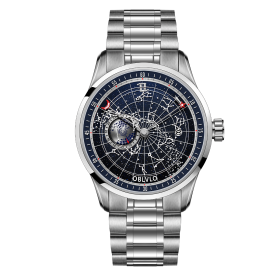 OBLVLO Automatic Mechanical Luminous Earth Star Watch GC-SW-YLYS