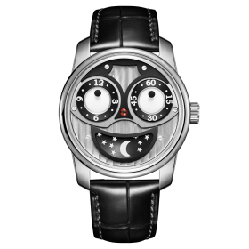OBLVLO Men Stainless Steel Automatic Sport Designer Big Joker Luminous Dial Mechanical Watches Leather Waterpoof Clock JM-YBB
