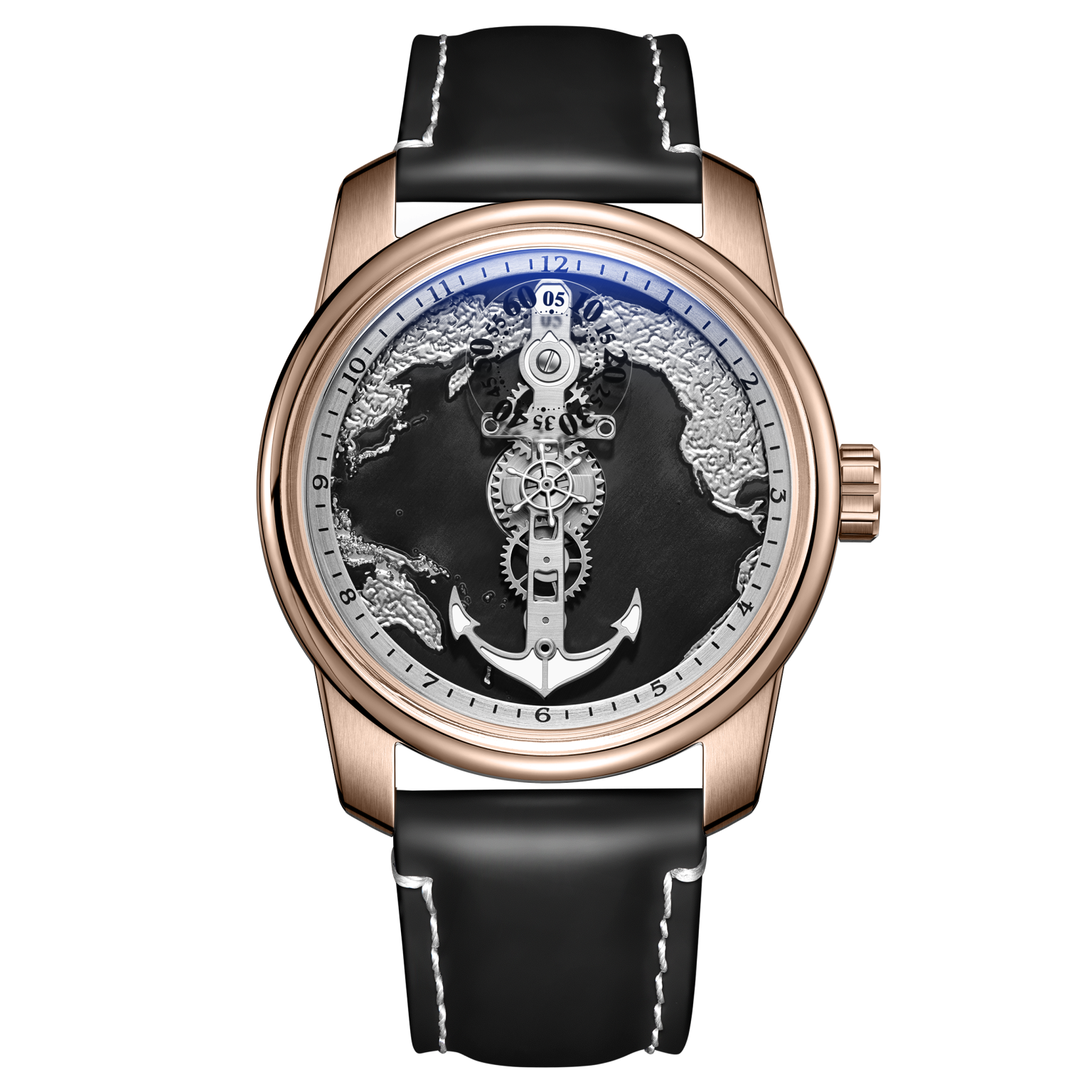 OBLVLO Creative Navigator Stainless Steel Mechanical Transparent oblvlo-creative-navigator-stainless-steel-mechanical-transparent