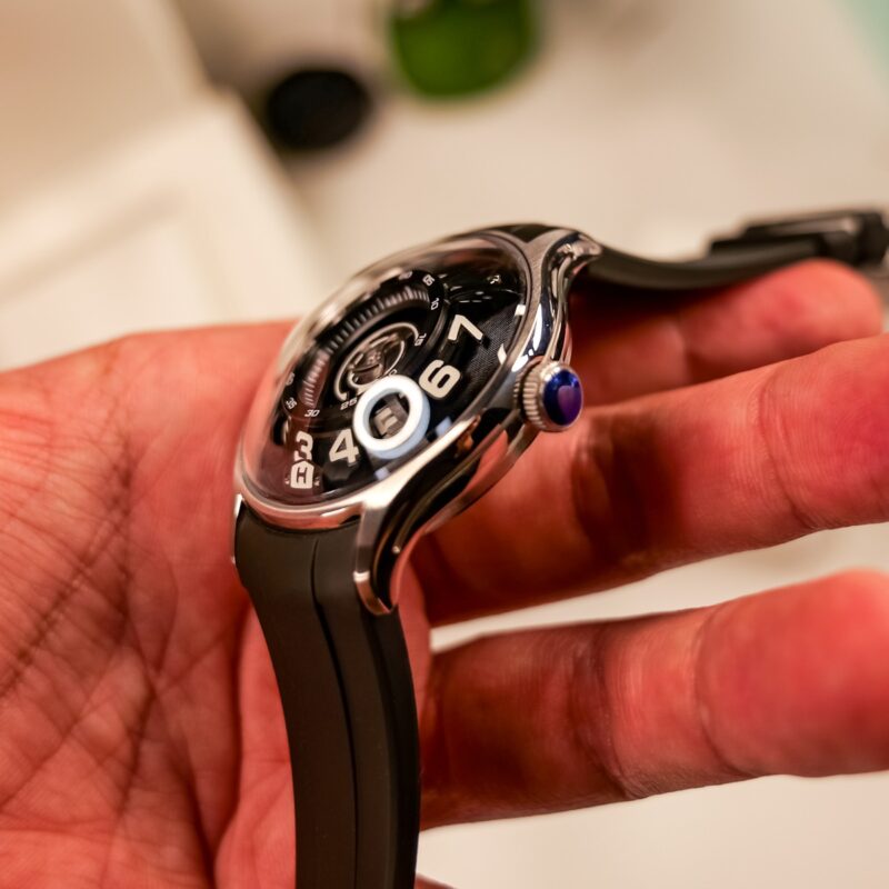 OBLVLO BLM Orologio Meccanico Automatico Uomo: Quadrante 3D Zaffiro, Carica 72h, Impermeabile